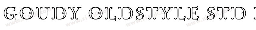 Goudy Oldstyle Std R字体转换